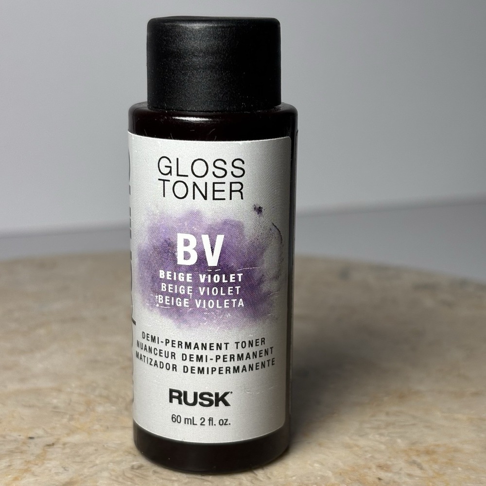 Rusk Deep Shine BV Beige Violet‎ Demi-Permanent Color 2 fl oz NEW!